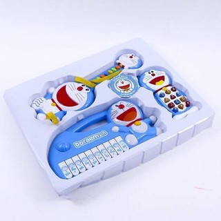 Bộ đàn ghita đàn organ điện thoại doremon
