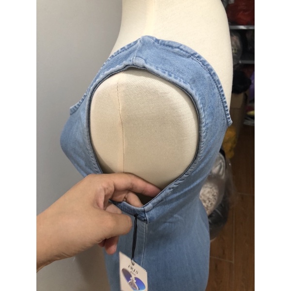Đầm body denim iris vnxk sz S M L