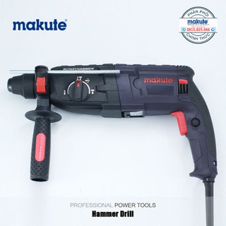 Máy khoan bê tông 3 chế độ MAKUTE 800W mã HD001 chuyên dụng cho công trình, thợ điện nước, thợ điều hòa, thợ xây dựng...