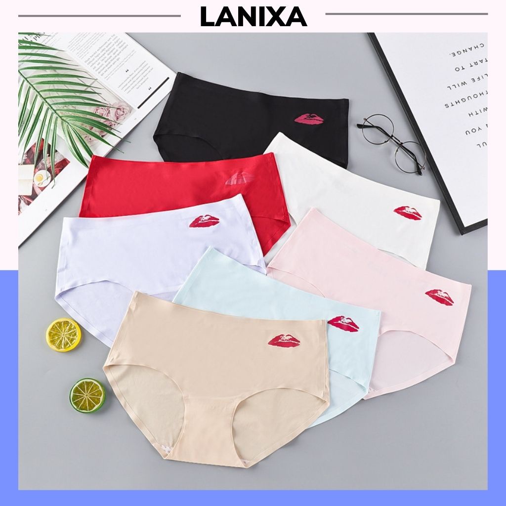 Quần lót nữ thun lạnh đúc su cao cấp không đường may, Quần chíp nữ kháng kháng tôn dáng gợi cảm quyến rũ LANIXA Q11