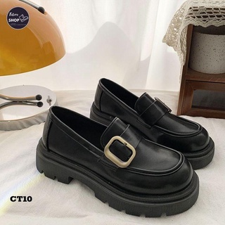 Giày lolita búp bê nữ khóa tròn - ct10