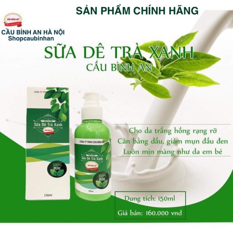 Mặt nạ Sữa dê trà xanh