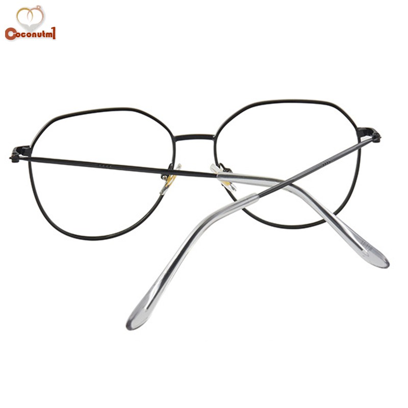 C New smart color-changing anti-blue light glasses frame metal polygon net red outdoor fishing eye protection sunshade flat mirror