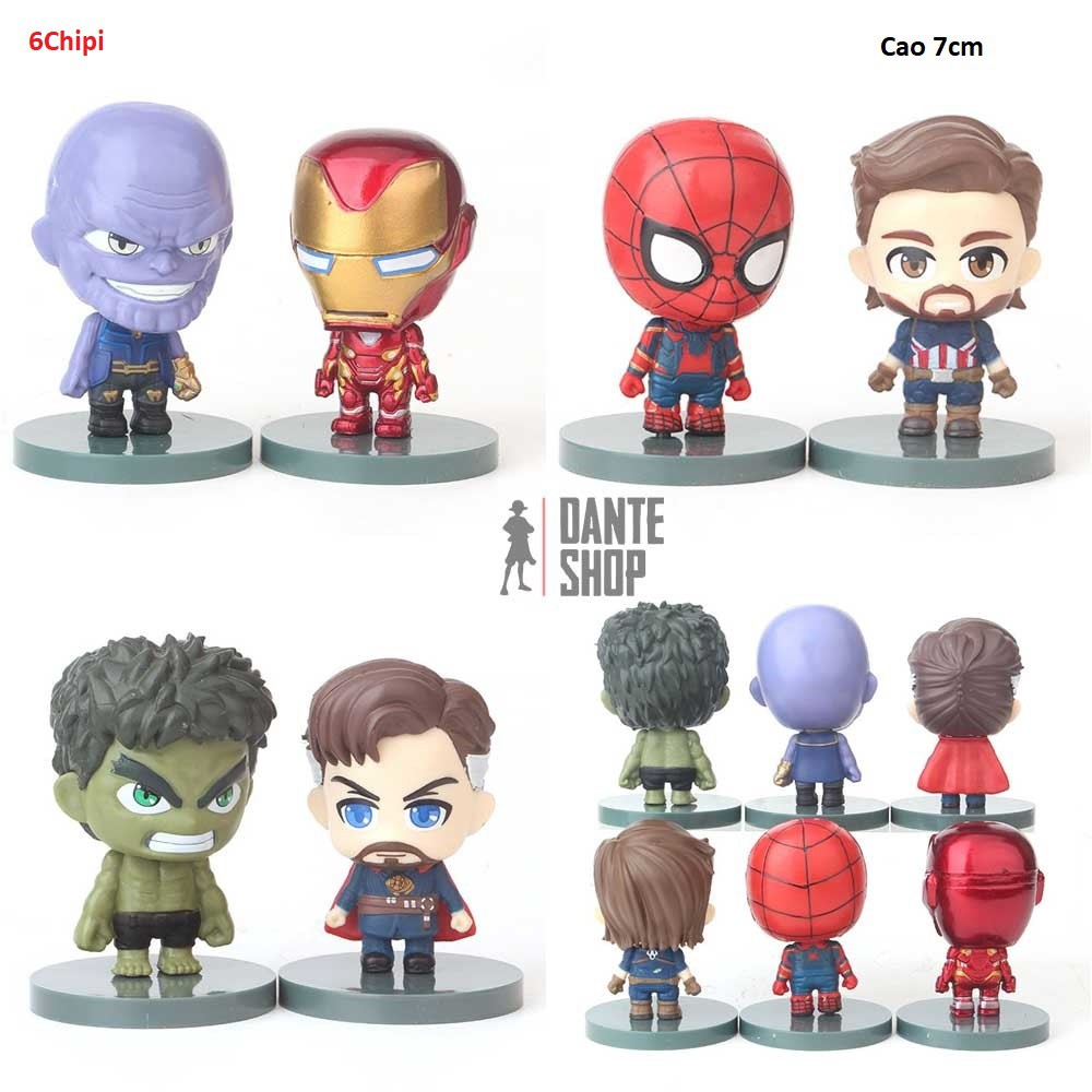 [Giá Hủy Diệt] Trọn Bộ mô Hình Nhân Vật Avengers MỚI Và HIẾM Nhất - Iron Man, Thanos, Captain America, Spider Man