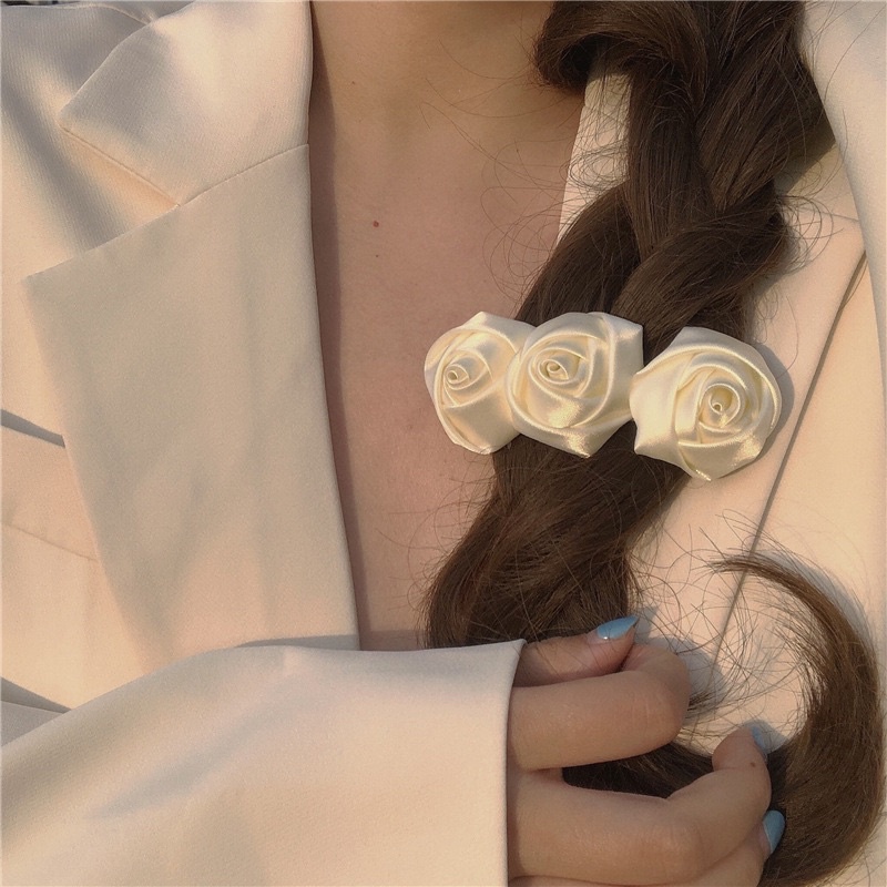 Kẹp tóc xinh hình hoa nữ tính - Khăn turban