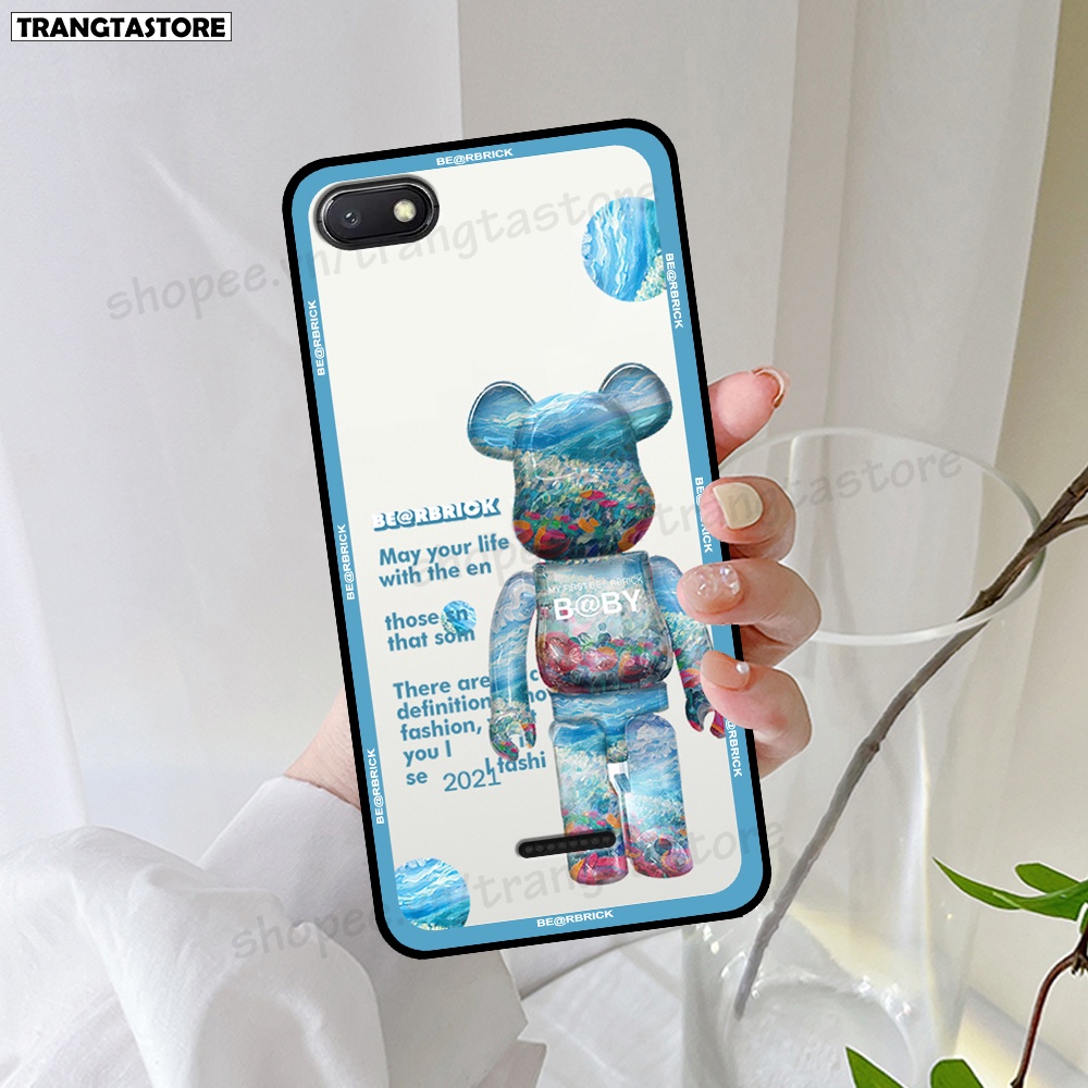 Ốp Xiaomi Redmi 4A / 5A / 6A in hình gấu Bearbrick,Mountain,xanh,đen,đỏ giá rẻ