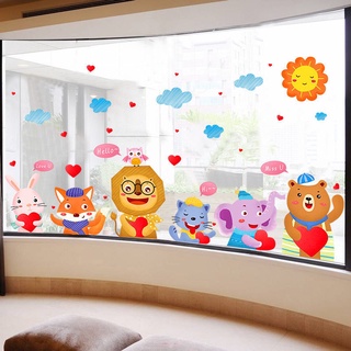 Decal dán tường Các con thú ngộ nghĩnh02