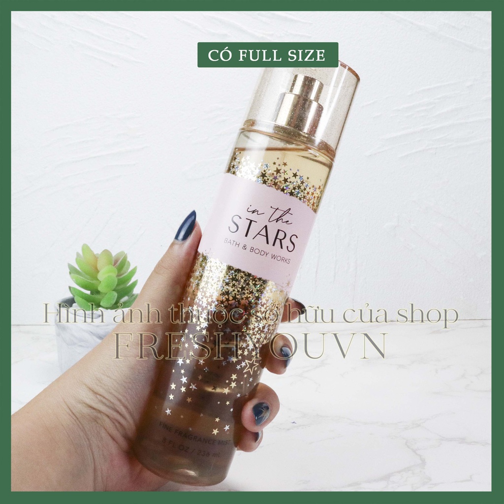 In The Stars - Xịt thơm toàn thân body mist khác Bath & Body Works  - fresh you