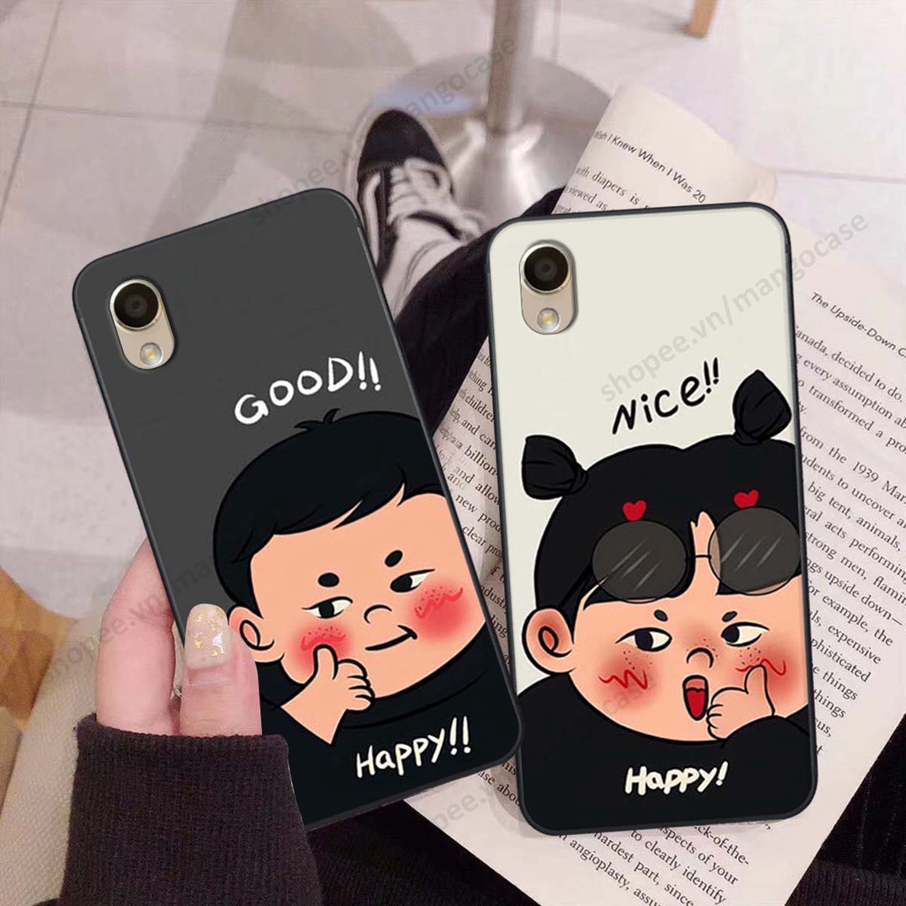Ốp lưng Oppo A37 / Neo 9 / F1 Plus in hình happy nice, bé gấu đáng yêu