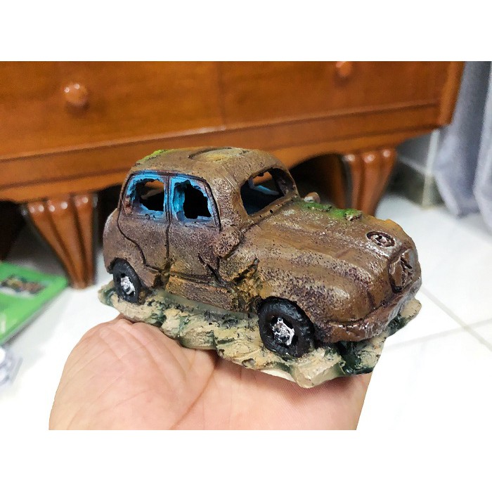 CẢNH XE HƠI TRANG TRÍ NHÀ CỬA HỒ CÁ NON BỘ 12X7X6CM