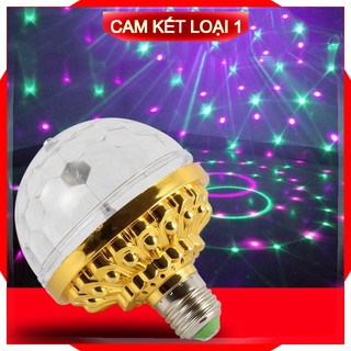 Đèn LED Dân Chơi Bay Phòng Quán Bar Xoay 7 Màu Đèn Vũ Trường Huyền Ảo Tặng Kèm Đui Đèn Dạng Xoáy .