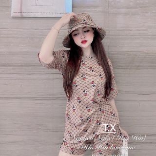 Bộ cotton đùi chuột