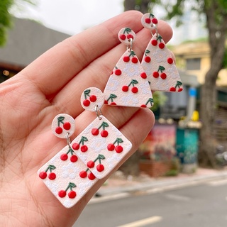 Khuyên tai đất sét nung Polymer Clay