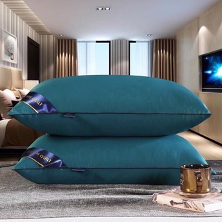 Gối Hilton cao cấp hàng loại 1 đủ 1,3kg/đôi màu xanh cổ vịt
