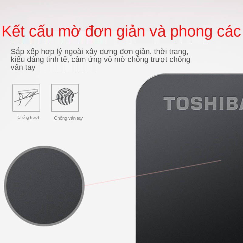 Toshiba / Toshiba Đĩa cứng di động 1t Mới nhỏ màu đen A3 2T 4TB. Apple ngoài bên ngoài có thể được mã hóa | BigBuy360 - bigbuy360.vn