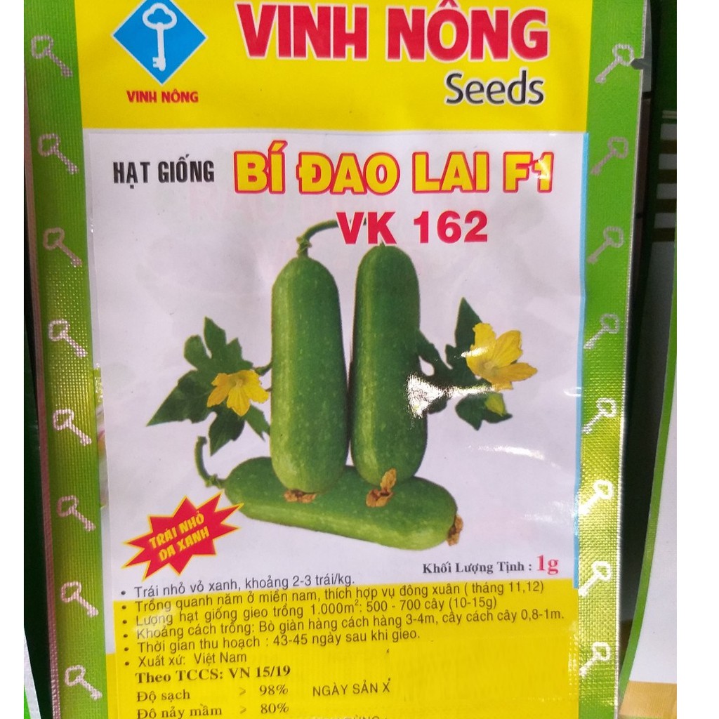 Hạt Giống Bí Đao - Hạt Giống Bí Đao Chanh