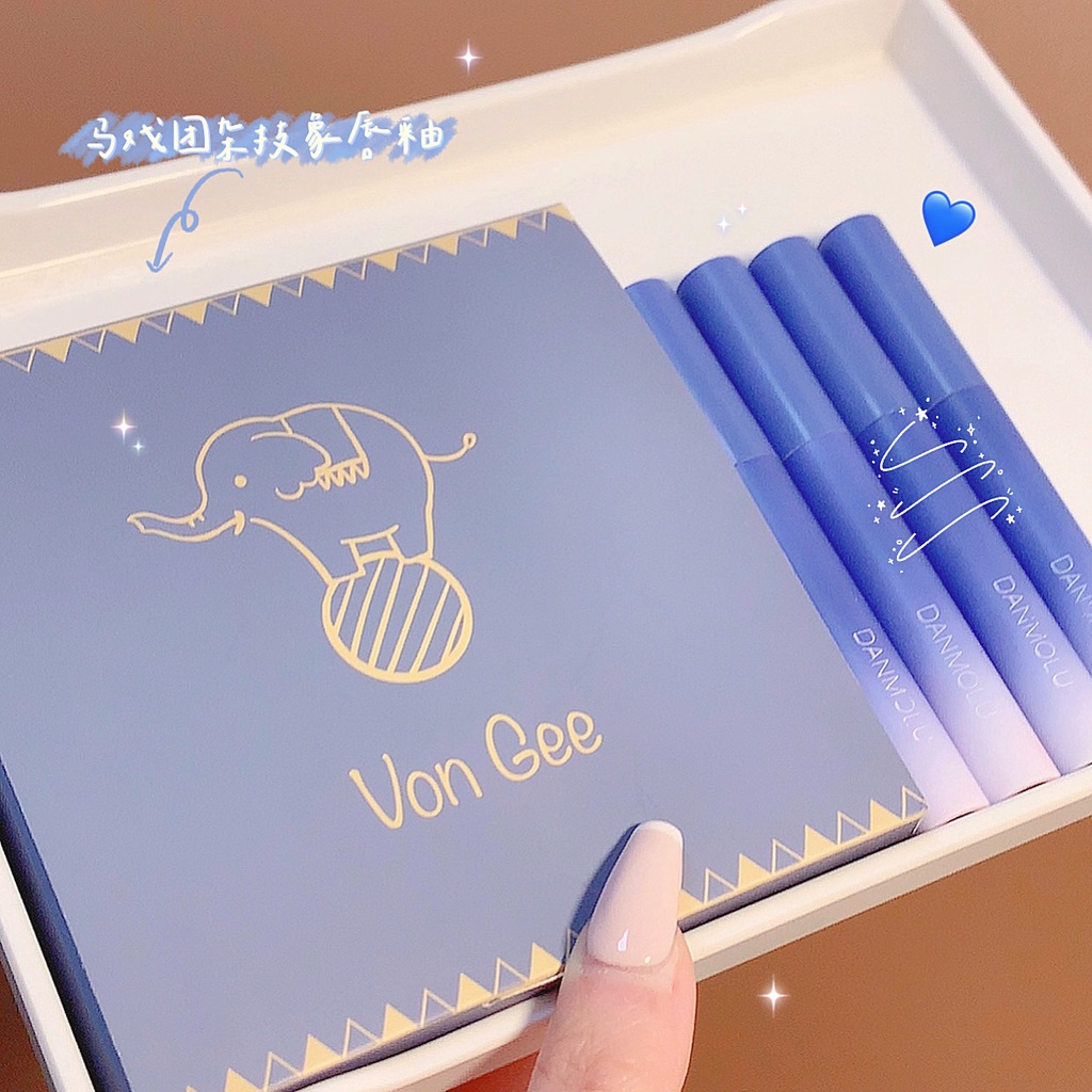 Set 4 Son Môi Von Gee Chất Son Nhung Mịn Màu Đẹp Cá Tính