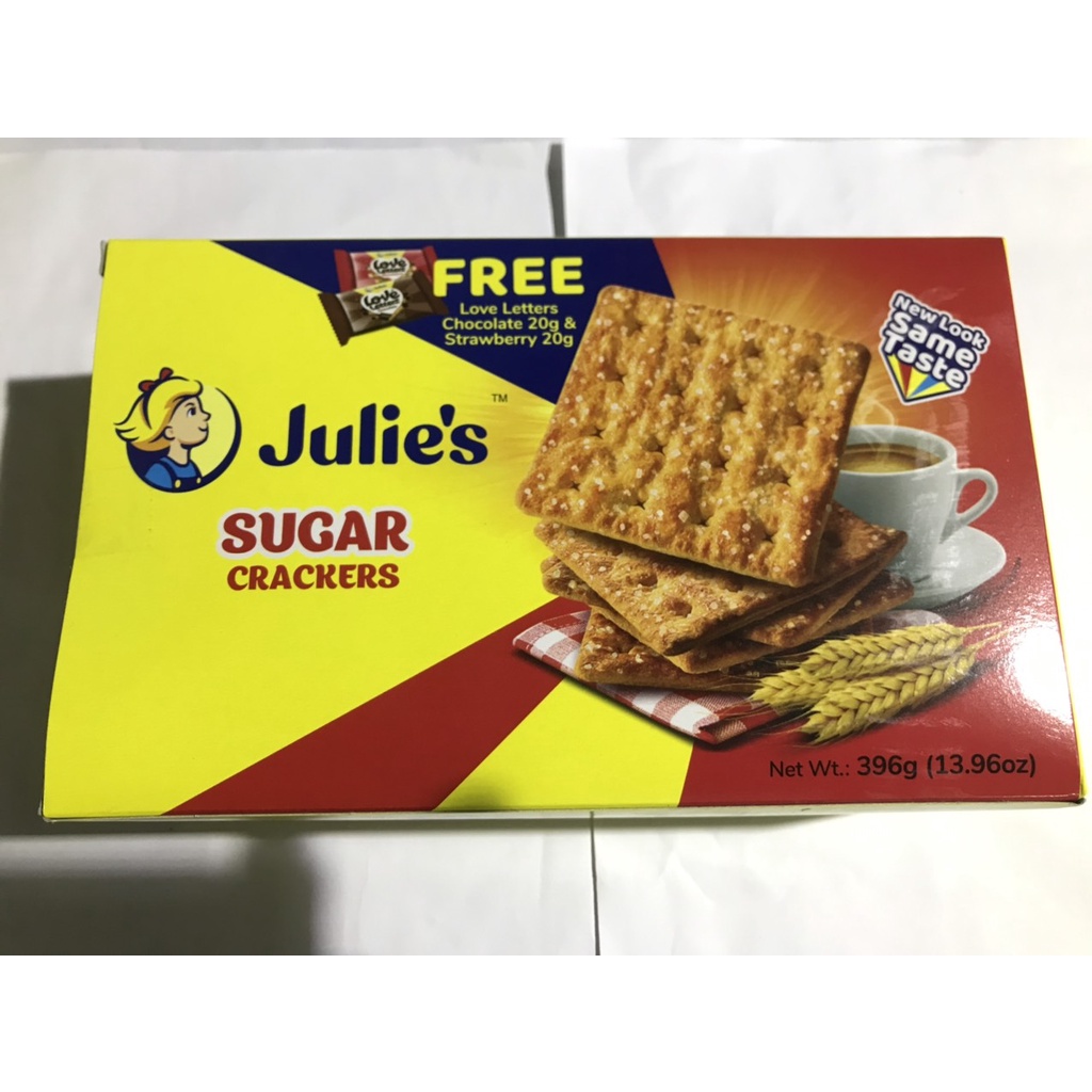 Bánh Quy Giòn Lúa Mì Đường Julie's Sugar Crackers (Hộp 396g)