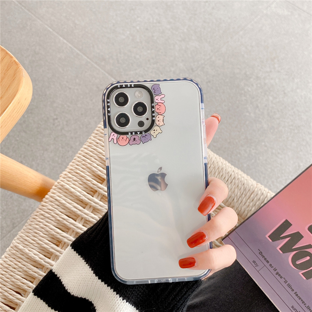 Ốp điện thoại silicone chống sốc họa tiết gấu cho IPhone 12pro Max 12mini 11 pro Max X XS XR XSMAX 6 6s 7 8 Plus | BigBuy360 - bigbuy360.vn