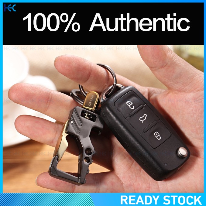 Móc khóa mở nắp chai bằng kim loại thời trang cho nam