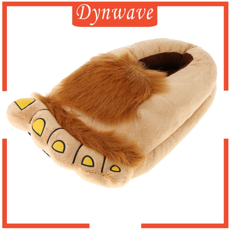 Dép Bông Đi Trong Nhà Ấm Áp Hình Quái Vật Chân To Unisex