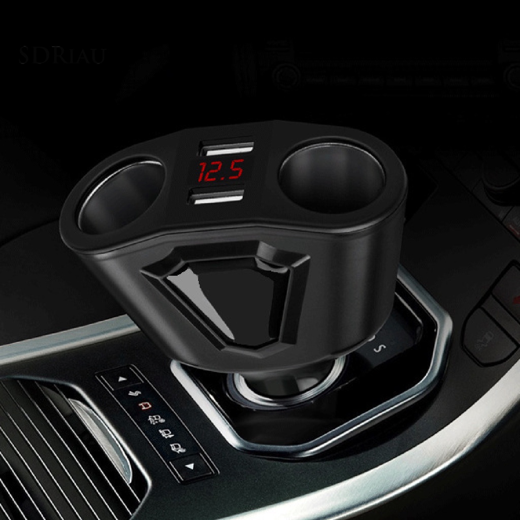 Tẩu Sạc Hai Cổng Usb 3.1a Màn Hình Kỹ Thuật Số Cho Xe Hơi