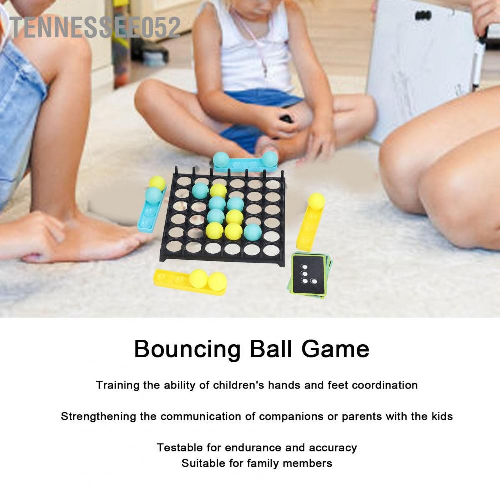 Tennessee052 Bounce Off Ball Game 2 Colors 9 Cards 16 Balls Parent Child Interactive Desktop Bouncing