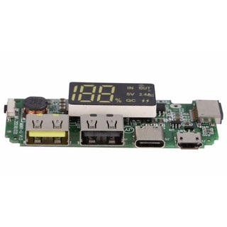 Mạch sạc dự phòng 3 cổng ngỏ vào type C ,mico,IP