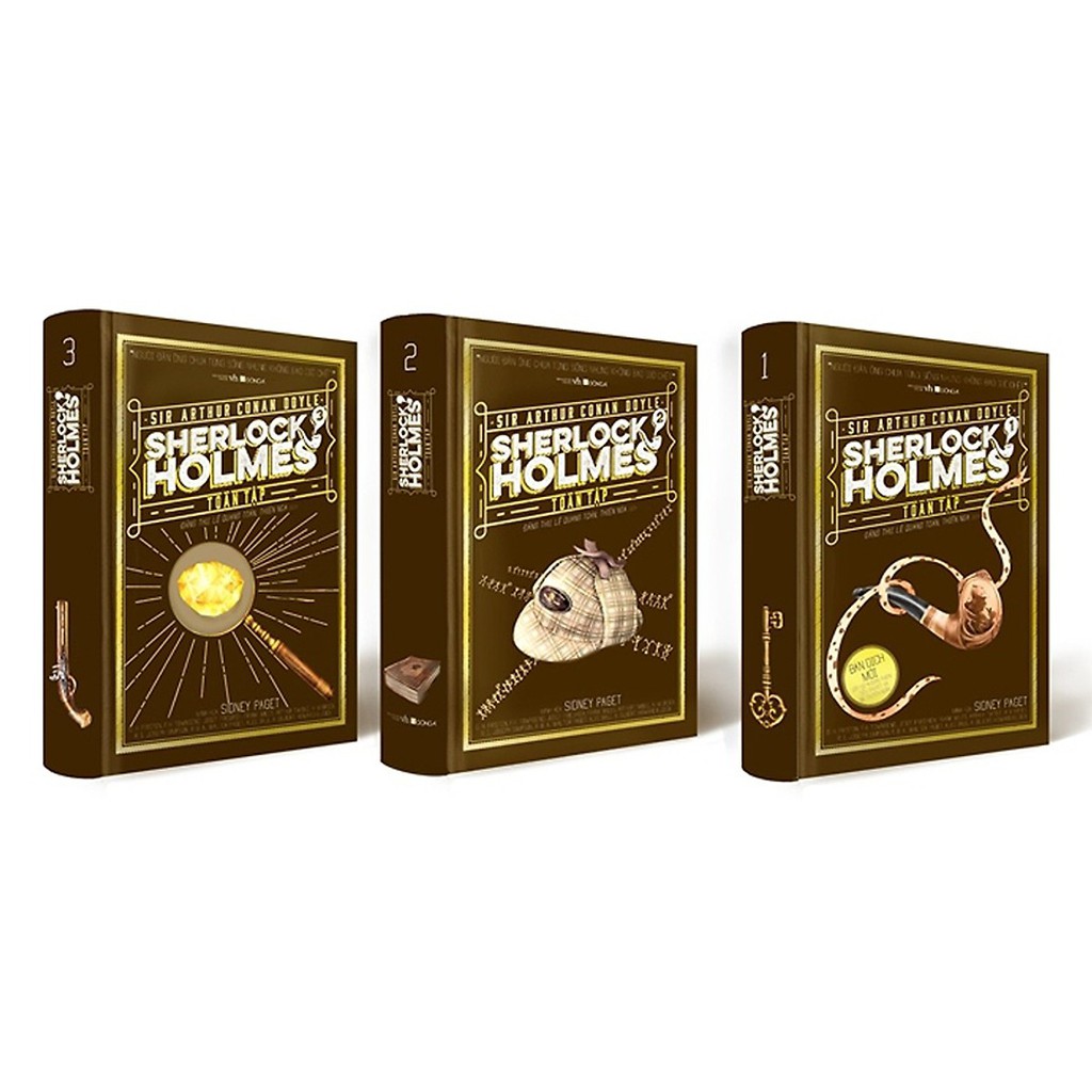 Sách - Sherlock Holmes Toàn Tập (3 Tập - Bìa Cứng - Hộp Ngang) | BigBuy360 - bigbuy360.vn