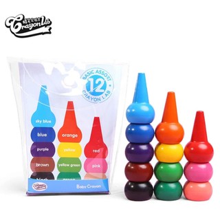 BỘ 12 SÁP MÀU HÌNH CHÓP LOẠI ĐẸP