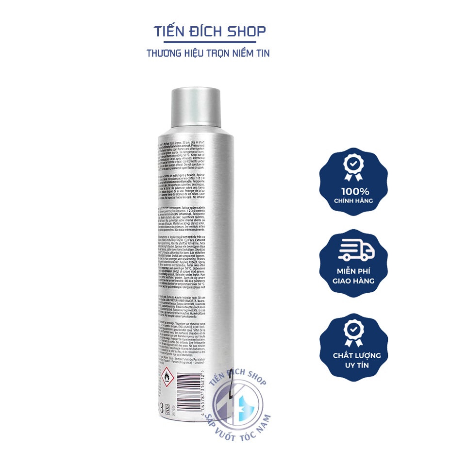 - Gôm xịt tóc Osis+ 2 Freeze Finish 300ml | Schwarzkopf Đức