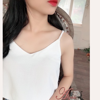 Áo 2 dây đũi lụa cao cấp giáng thụng dễ mix đồ