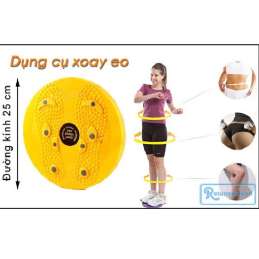 Dụng cụ xoay eo,  dụng cụ xoay 360 độ giảm mỡ bụng,