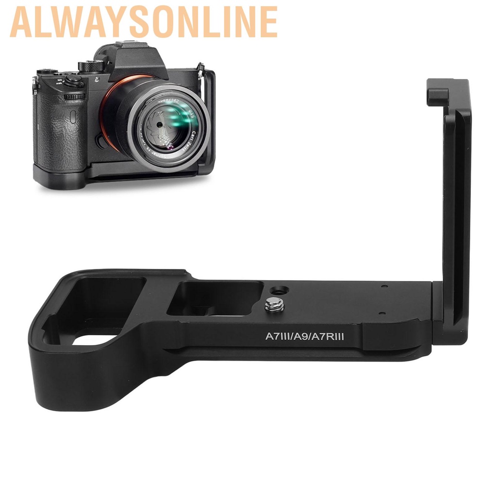 Giá đỡ chụp ảnh hình chữ L nằm dọc/ ngang tháo nhanh bằng hợp kim nhôm cho Sony A7III A7RIII A9 A7M3