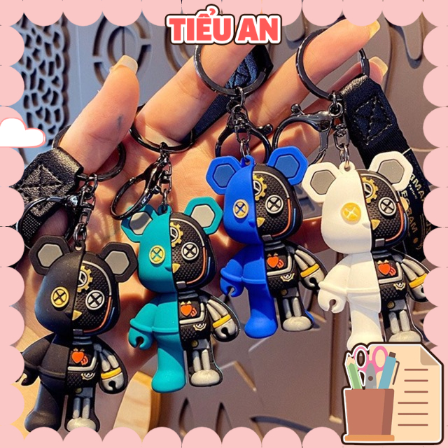 Siêu Phẩm Hot - Móc Khóa Gấu Bearbrick &amp; Người Máy Cá Tính