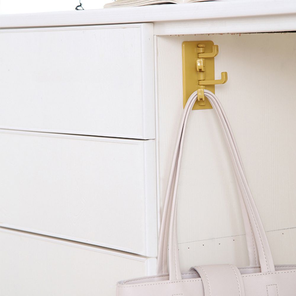 Móc treo đồ bằng nhựa dán tường không để lại dấu vết tiện dụng cho nhà bếp / phòng tắm