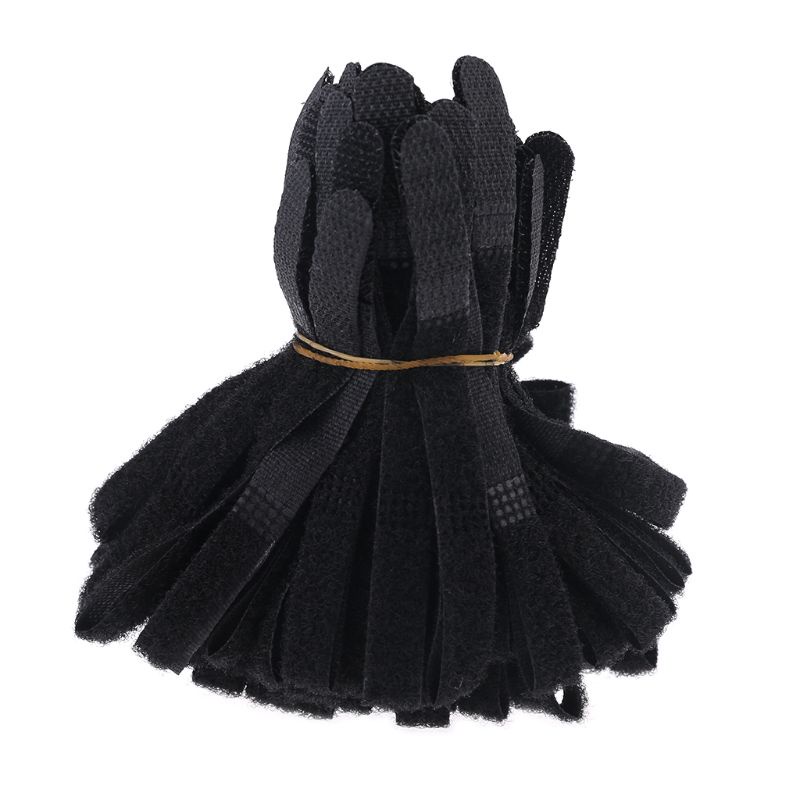 Dây Buộc Dây Cáp Màu Đen Có Thể Tái Sử Dụng 100 Cái