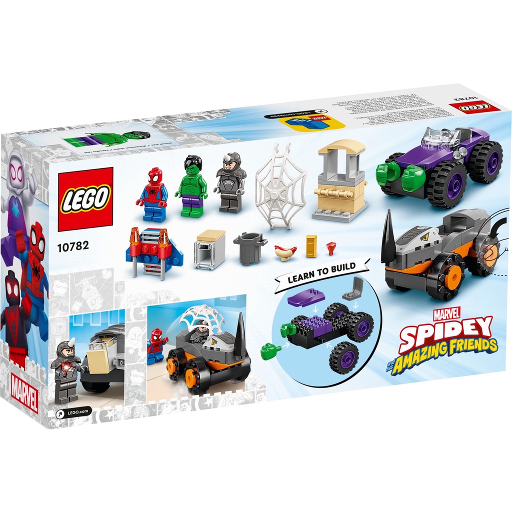 Lego 10782 - Cuộc đối đầu giữa Hulk và Rhino