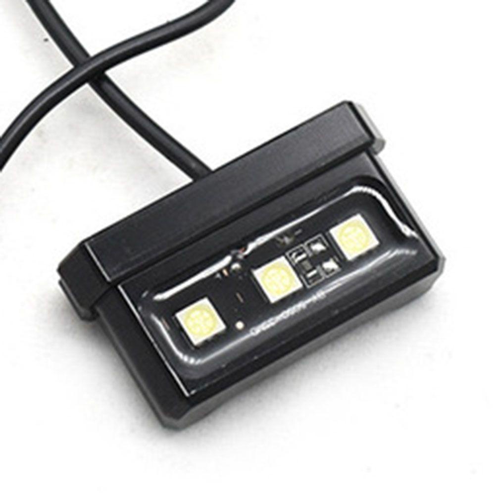 FENDER Đèn LED Gắn Biển Số Xe Chống Nước Bằng Nhôm Cho Xe Máy