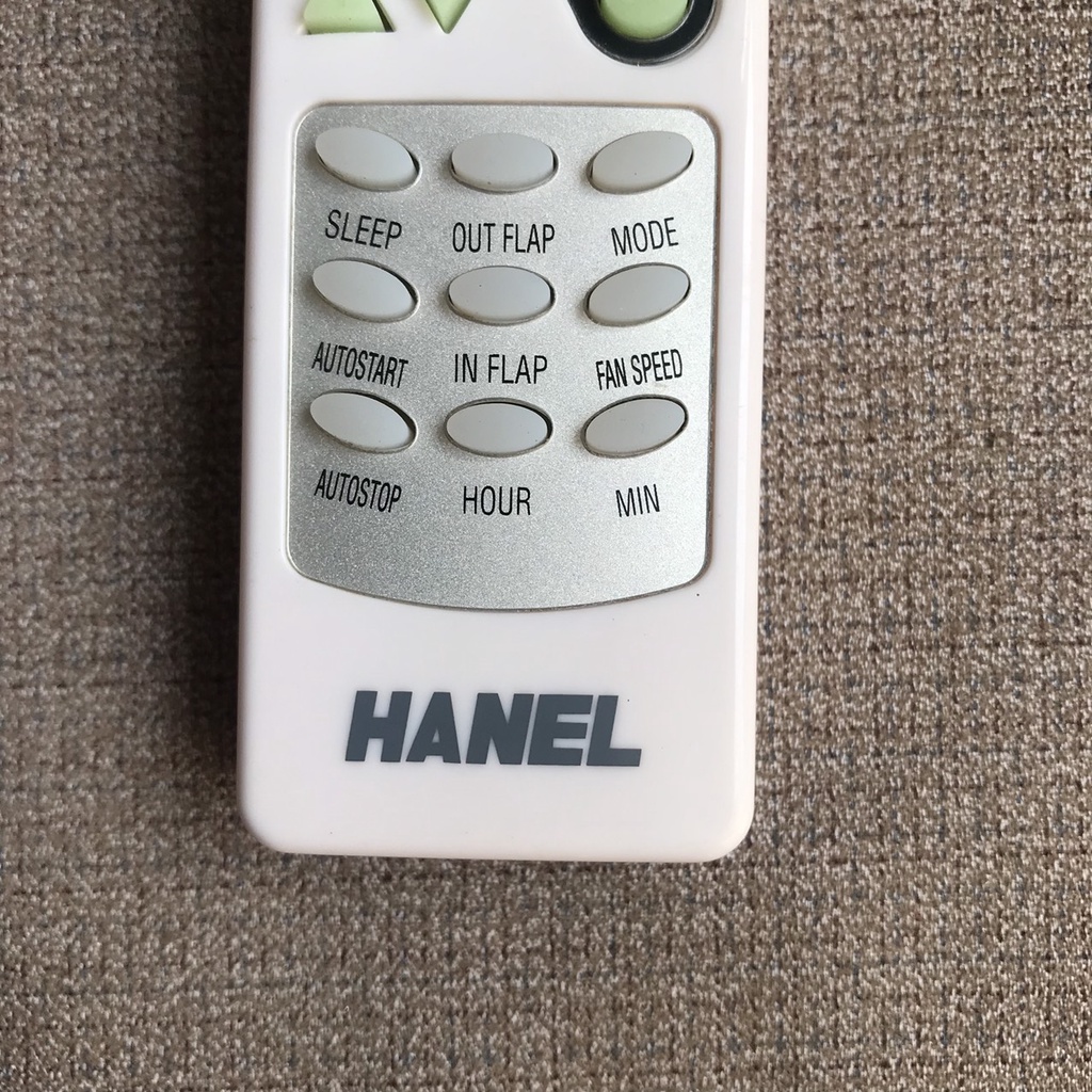 điều khiển điều hòa hanel, Remote máy lạnh hanel hàng zin theo máy
