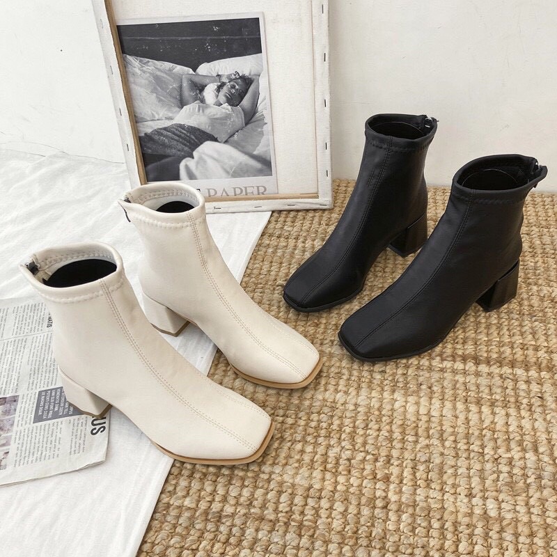 BỐT DA MỀM LÓT LÔNG DA MỀM KHOÁ SAU MÃ G267 | BigBuy360 - bigbuy360.vn