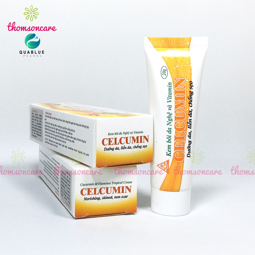 Kem nghệ Nano Curcumin - ngừa mụn, dưỡng da liền sẹo Celcumin có thêm Vitamin E