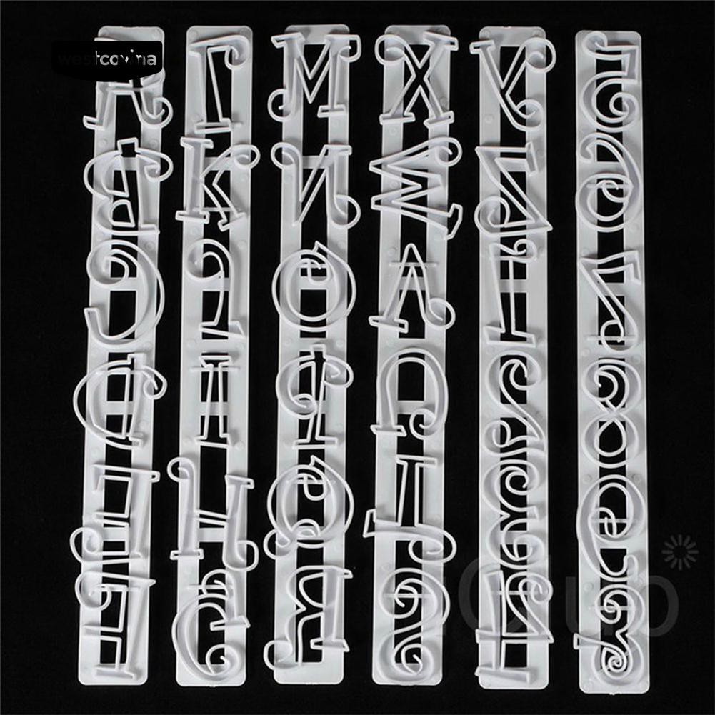 Khuôn cắt chữ trang trí bánh