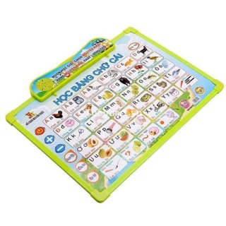 Bảng học điện tử thông minh Song ngữ 2 mặt 6 chủ đề