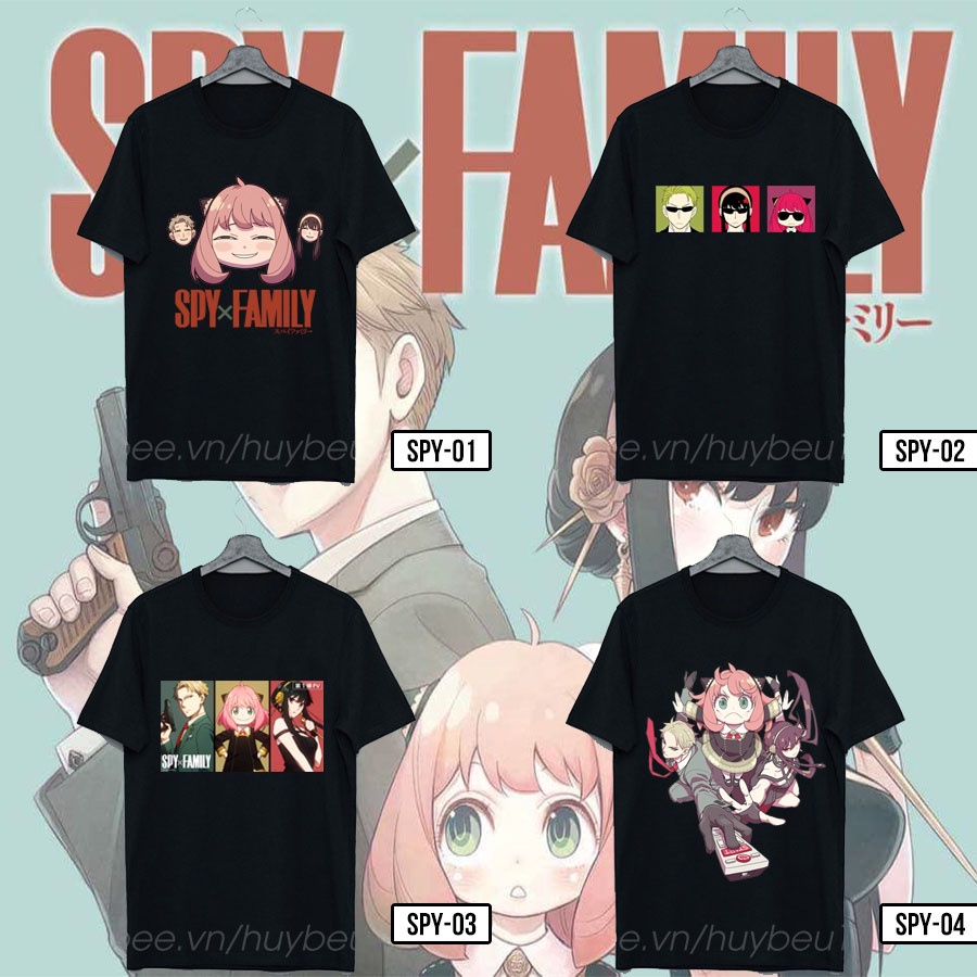 Top 4 Áo thun Anya Smug Face Spy x Family unisex nam nữ mẫu HOT giá rẻ vô địch
