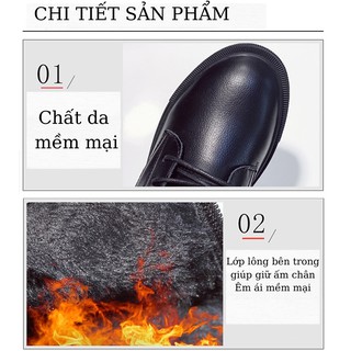 Giày bốt martin da PU hàng Quảng Châu