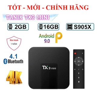 Tivi box tanix tx3 mini model bgm có bluetooth 4.1 2gb ram 16gb rom