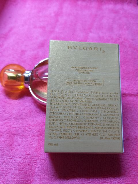 Nước Hoa Nữ - BVLGARI Goldea 5ml