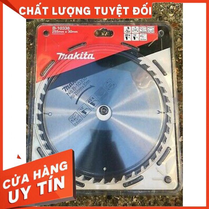 [𝙁𝙍𝙀𝙀 𝙎𝙃𝙄𝙋] Lưỡi cưa gỗ đường kính 255*30*40T B-10338