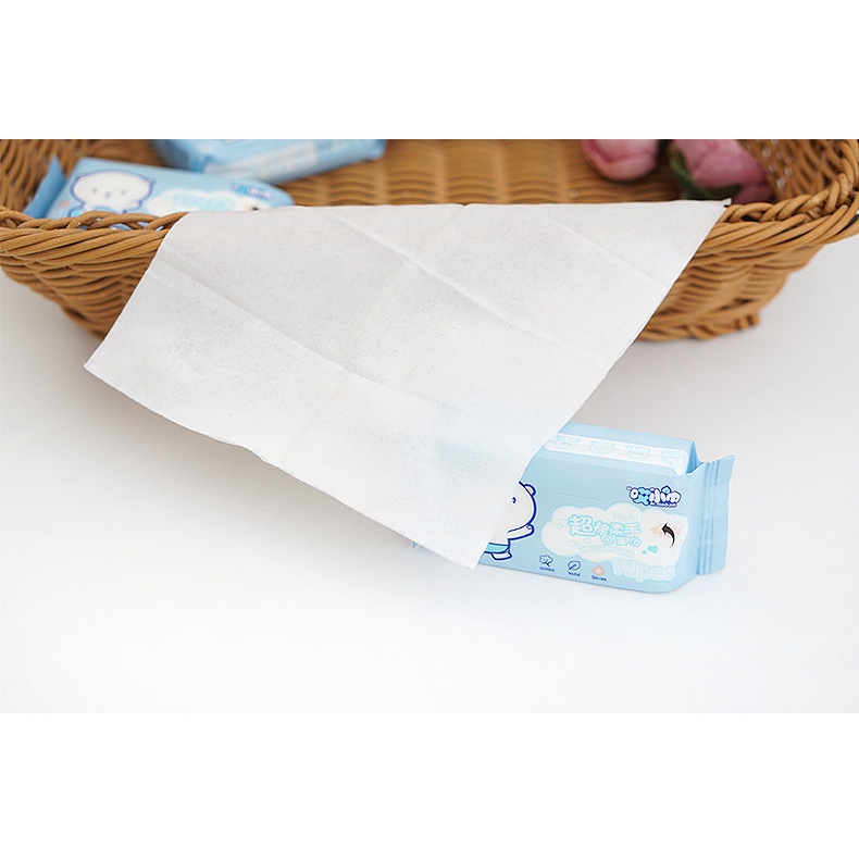 [CHỌN MÀU] Set 8 Gói Khăn Giấy Ướt Mini Bỏ Túi Tiện Lợi